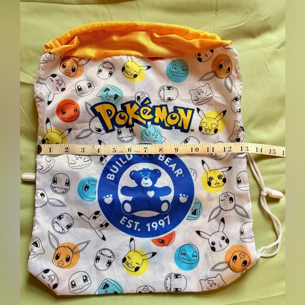 Build-A-Bear Pokemon Drawstring Bag - NEW. - Picture 5 of 8